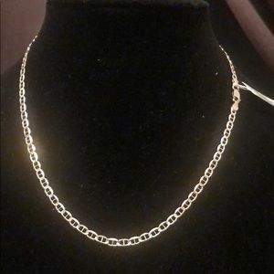 GIANI BERNINI 18in MARINER SILVER WITH GOLD